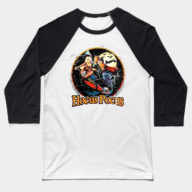 halloween it's just a bunch of hocus pocus squad vintage Baseball T-Shirt by Gpumkins Art